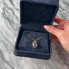 Antique Art Nouveau 14k Yellow Gold 2.77ct Amethyst Elegant Flourishing Framed Pendant - Video showing the piece