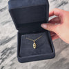 Antique 14k Gold Old Mine Cut Diamond Pearl Openwork Navette Charm / Pendant - Video showing the piece