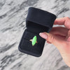 Antique 10k Rosy Yellow Gold 9.02ct Green Jade Navette Ring - Video showing the piece