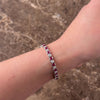 Vintage 14k White Gold 3.17cttw Ruby 2.13cttw Diamond Superb Glittering Alternating Tennis Bracelet - Video showing the piece