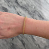 Vintage Italian 14k Yellow Gold Fantastic Open Bubble Link Bracelet - Video showing the piece
