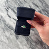 Estate 14k White Gold .78ct Emerald Diamond Chic Artistic Interlocked Ring - Video showing the piece