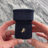 Vintage 14k Yellow Gold Diamond Organic Leafy Bypass Ring - Video showing the piece