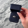 Vintage 14k Yellow Gold .74cttw Tanzanite Diamond Burst Accented Pear Ring - Video showing the piece