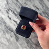 Vintage 14k Yellow Gold 1.39ct Carnelian Bold Ornate Rectangular Ring - Video showing the piece