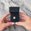 Vintage 10k Yellow Gold 1.01cttw Opal Diamond Elegant Iridescent Halo Ring - Video showing the piece