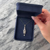Antique Art Deco Platinum Old European Old Mine Cut Diamond Incredible Openwork Filigree Necklace - Video showing the piece