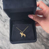 Vintage Heavy 14k Yellow Gold German Shepherd Dog Charm / Pendant - Video showing the piece