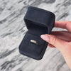 Vintage 18k Yellow Gold & Platinum .75cttw Old Mine Diamond Three-Stone Ring - Video showing the piece