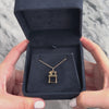 Vintage 14k Yellow Gold Dimensional Tabletop Sewing Machine Charm / Pendant - Video showing the piece