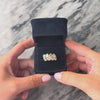 Vintage 10k Yellow Gold 2.45cttw Moonstone Mesmerizing Pear-Cut Line Ring 10.00