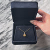 Antique 14k Yellow Gold 2.5ct Citrine Lovely Round Bezel Charm / Pendant - Video showing the piece