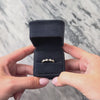 Vintage 14k White Gold .93cttw Diamond Bubble Bezel Eternity Band Ring - Video showing the piece