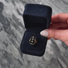 Antique Art Deco 14k Yellow Gold Onyx Diamond Openwork Elegance Ring - Video showing the piece