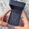 Vintage 14k Yellow Gold 1mm Classic Box Chain - Video showing the piece