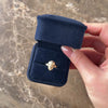 Vintage 14k Yellow Gold Diamond Ornate Goddess Split Shank Ring - Video showing the piece