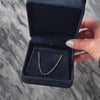 Vintage Italian 14k Yellow Gold Delicate Mariner Chain Necklace - Video showing the piece