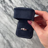 Vintage Heavy 14k White Gold Ruby Diamond Dazzling Trio Twist Ring - Video showing the piece