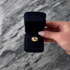 Antique Heavy French 18k Rosy Yellow Gold .35cttw Diamond Bombe Stars Ring - Video showing the piece