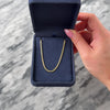 Vintage 14k Yellow Gold 1.7mm Classic Spiraling Rope Chain - Video showing the piece