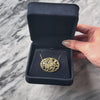 Antique Large 18k Yellow Gold Lovely Detailed Flower Bouquet Slide Pendant - Video showing the piece