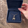 Antique Edwardian 10k Yellow Gold & 14k Rosy Yellow Gold Old Mine Cut Diamond Blue Sapphire Decorative Tiered Botanical Dangle Pendant - Video showing the piece