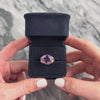 Vintage 10k Yellow Gold 7.1ct Amethyst Garnet Bold East-West Oval Cocktail Ring - Video showing the piece