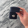 Vintage Heavy 18k Yellow & White Gold .8ct Pink Tourmaline Diamond Bold Square Ring - Video showing the piece