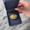Antique Victorian Large 14k Yellow Gold Angel Skin Coral Pearl Wonderful Pin / Pendant - Video showing the piece