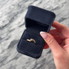 Vintage 18k Yellow Gold Diamond Dazzling Bypass Ring - Video showing the piece