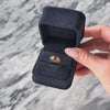 Vintage 14k Yellow Gold Ruby Diamond Pretty Alternating Ring - Video showing the piece