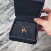 Vintage Heavy 14k Yellow Gold Delightful Hound Dog Charm / Pendant - Video showing the piece