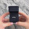 Estate 18k White Gold [Custom Carat] Graduated Sparkling Line Band Ring - Video showing the piece