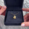 Vintage 14k Yellow Gold Dimensional Spartan Helmet Charm / Pendant - Video showing the piece