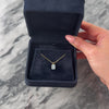 Vintage Small 14k Yellow Gold 1.57ct Light Blue Topaz Flashing Pool Pendant - Video showing the piece