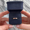 Vintage 14k Yellow Gold Diamond Ruby Sparkling Channel-Set Band Ring - Video showing the piece