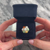 Vintage 14k Yellow Gold 4.27cttw Jade Fabulous Retro Domed Cocktail Ring - Video showing the piece