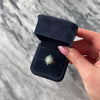 Vintage 14k Yellow Gold Opal Emerald Diamond Evergreen Alternating Halo Ring - Video showing the piece