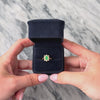 Vintage Dutch 18k Yellow Gold Emerald Diamond Superb Glittering Halo Ring - Video showing the piece