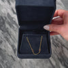 Vintage Italian 14k Yellow Gold Pierced Link Chain Necklace - Video showing the piece