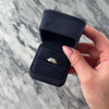 Vintage 14k Yellow & White Gold Old European Cut Diamond Striking Square-Set Solitaire Ring - Video showing the piece