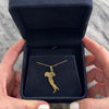 Vintage Italian 18k Yellow Gold Country Regions Cities Map Charm / Pendant - Video showing the piece