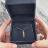 Vintage 14k Yellow Gold Old Fashioned Ice Skates Charm / Pendant