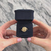 Vintage 14k Yellow Gold .57cttw Diamond Swirling Pave Dome Ring - Video showing the piece