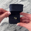 Vintage 14k Yellow Gold Blue Sapphire Diamond Gleaming Oblong Ring - Video showing the piece