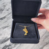 Vintage 18k Yellow Gold Enamel Egyptian Queen Nefertiti Pendant - Video showing the piece