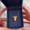 Antique 14k Yellow & Rose Gold Us Naval Academy Badge Brooch / Pin - Video showing the piece