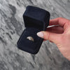 Antique Art Deco 18k White Gold Diamond Openwork Filigree Solitaire Ring  - Video showing the piece