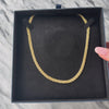 Vintage 14k Yellow Gold Lovely Woven Box Chain Necklace - Video showing the piece