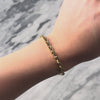 Vintage Italian Heavy 14k Yellow Gold Chic Oval Chain Bracelet - Video showing the piece